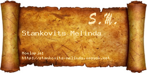 Stankovits Melinda névjegykártya